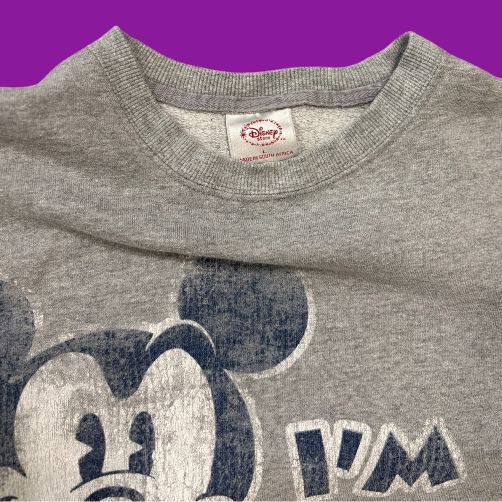 90s Disney Mickey Mouse “I’m the Original Mouse” Crewneck - Picture 3 of 5